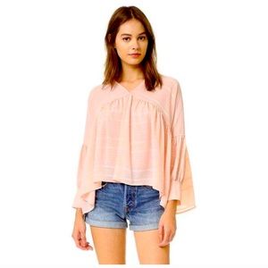 Pretty Finders Keepers Light Pink Blouse NWOT